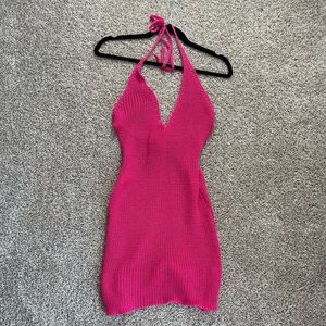 Hot Pink Beach Cover Up Dress. Medium. Never worn